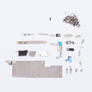 Screw compatible with iPhone 15 Pro, full set, with clamping plates 
