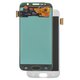 LCD compatible with Samsung G920 Galaxy S6, (white, without frame, High Copy, (OLED))
