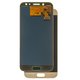 LCD compatible with Samsung J530 Galaxy J5 (2017), (golden, with light adjustable, without frame, Copy, (TFT))