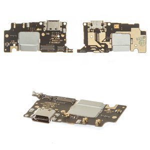 Flat Cable compatible with Xiaomi Mi 5C, charge connector, with microphone, with connector, Copy, charging board 