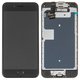 LCD compatible with Apple iPhone 6S, (black, with frame, AAA, Tianma, with speaker, with HOME button flat cable, with camera)