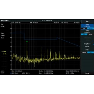 EMI Measurement Module SIGLENT SSA3000XR EMI Activation Key  for SIGLENT SSA3000X R