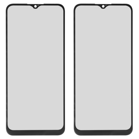 Housing Glass compatible with Samsung A025F DS Galaxy A02s, black, 160 mm 