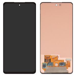 Дисплей для Samsung A536 Galaxy A53 5G, черный, без рамки, High Copy, original LCD size, OLED 