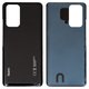 Housing Back Cover compatible with Xiaomi Redmi Note 10 Pro, Redmi Note 10 Pro Max, (black, dark night)