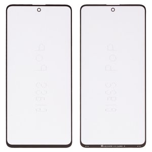 Housing Glass G+OCA PRO compatible with Samsung M317 Galaxy M31s, with OCA film, black 