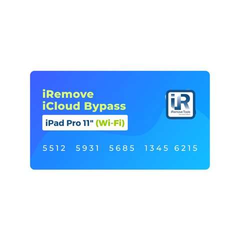 iRemove iCloud Bypass for iPad Pro 11" Wi Fi