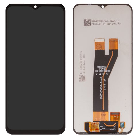 LCD compatible with Samsung M146B Galaxy M14, black, without frame, High Copy, M146B Rev0.2, 40 pin