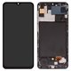 LCD compatible with Samsung A307 Galaxy A30s, (black, with frame, Copy, (TFT))