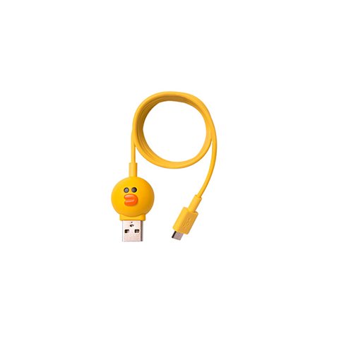 Cable micro USB de 5 pines para conectar smartphone  Line Friends – Silly 