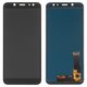 Pantalla LCD puede usarse con Samsung A600 Dual Galaxy A6 (2018), negro, con ajuste de brillo, sin marco, Copy, (TFT)