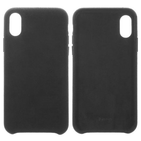 Funda Baseus puede usarse con Apple iPhone X, iPhone XS, negro, Super Fiber, de plástico, #WIAPIPH58 YP01