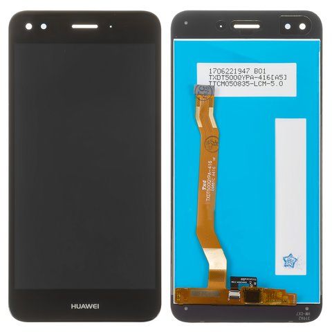 Pantalla LCD puede usarse con Huawei Nova Lite 2017 , P9 Lite mini, Y6 Pro 2017 , negro, sin marco, High Copy, SLA L02, SLA L22, SLA L03