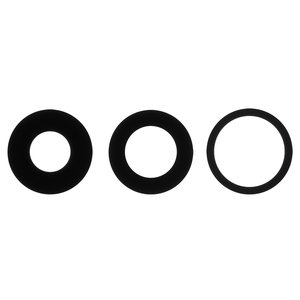 Vidrio de cámara puede usarse con iPhone 13 Pro, iPhone 13 Pro Max, negro, sin marco, juego de 3 uds., Original PRC 