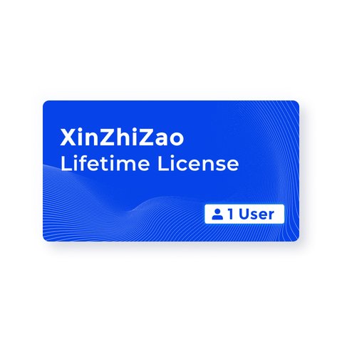 Licencia XinZhiZao por período ilimitado 1 usuario 