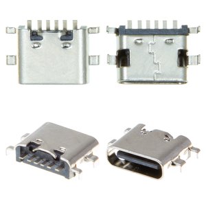 Conector de carga, 6 pin, tipo 1, USB tipo C
