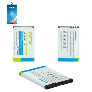 Batería Deji BL 4U puede usarse con Nokia 300 Asha, 5330, E75, Li ion, 3.7 V, 1000 mAh