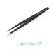 Pinzas para smd RELIFE ESD-11, recta, antiestática, 140 mm, negro