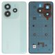 Panel trasero de carcasa puede usarse con Xiaomi Redmi Note 14 5G, verde, con vidrio de cámara, coral green
