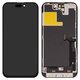 Pantalla LCD puede usarse con iPhone 14 Pro, negro, con marco, AAA, (TFT), ZY, LTPS HD+