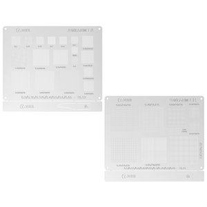 Plantilla BGA 2UUL BG02, universal, 2 pz.
