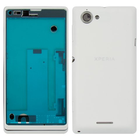 Корпус для Sony C2104 S36 Xperia L, C2105 S36h Xperia L, білий