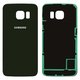Задня панель корпуса для Samsung G925F Galaxy S6 EDGE, зелена, смарагдова, 2.5D, Original (PRC)