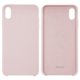 Чохол Baseus для iPhone XS Max, рожевий, Silk Touch, пластик, #WIAPIPH65-ASL04
