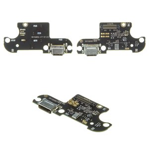 Шлейф для Xiaomi Mi 8 Lite 6.26", микрофона, коннектора зарядки, Сopy, плата зарядки, M1808D2TG