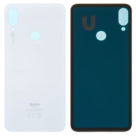 Задняя панель корпуса для Xiaomi Redmi Note 7, белая, M1901F7G, M1901F7H, M1901F7I