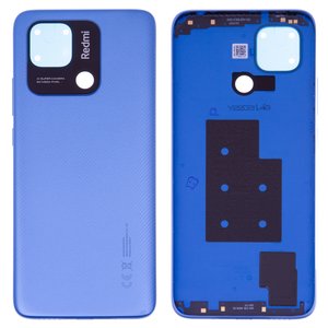 Задняя панель корпуса для Xiaomi Redmi 10C, синяя