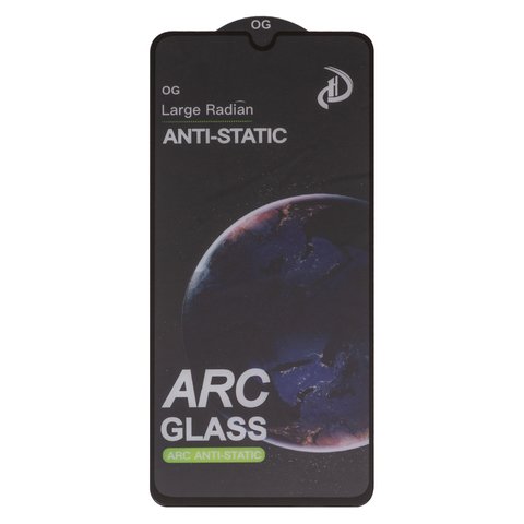 Захисне скло All Spares для Samsung A045 Galaxy A04, A047 Galaxy A04s, сумісне з чохлом, Full Glue, чорний, шар клею нанесений по всій поверхні, Pro Flexi HD