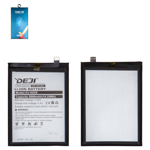 Аккумулятор Deji EB BA256ABS	 для Samsung A556 Galaxy A55, Li Polymer, 3,88 B, 5000 мАч