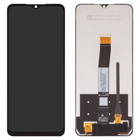 Дисплей для Umidigi A15, A15C, A15T, черный, без рамки, High Copy, LM5C3737F0 A2
