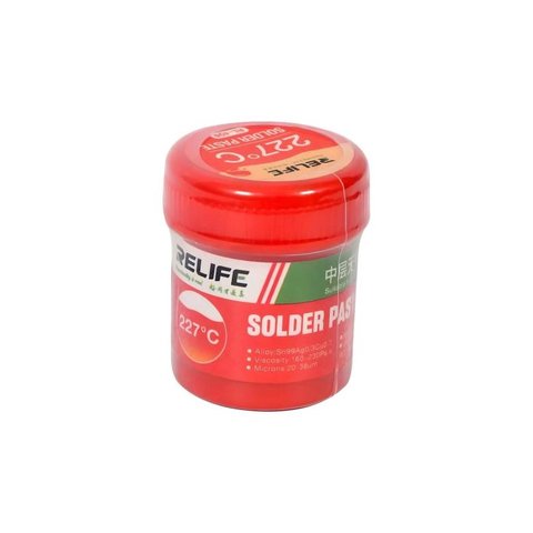 BGA паста RELIFE RL 406, Sn 99%,  Ag 0,3%,  Cu 0,7%, 40 г