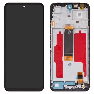 Дисплей для Xiaomi Poco M6 Pro 5G, Redmi 12, чорний, з рамкою, Box 