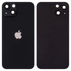 Задняя панель корпуса для iPhone 13, черная, со стеклом камеры, small hole