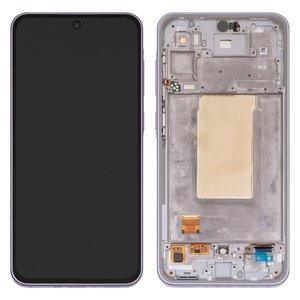 Дисплей для Samsung A366 Galaxy A36, лавандовий, з рамкою, Original PRC , lavender
