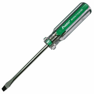 Destornillador plano, de color Pro'sKit 89107A (6x100 mm) Destornillador plano, de color Pro'sKit 89107A (6x100 mm)